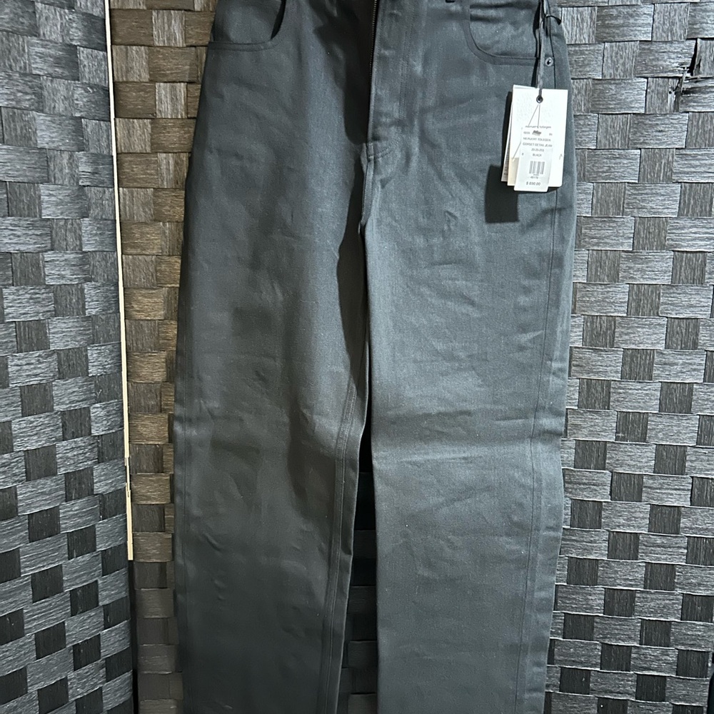 Black Straight Leg Jeans Classic Style